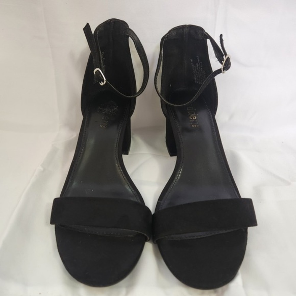 Women's Madden NYC  Black‎ Block Kitten Heels Size 7